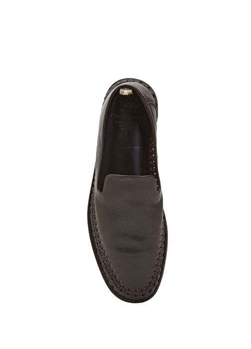 Officine Creative Koyu Kahverengi Officine Creative Deri Erkek Loafer