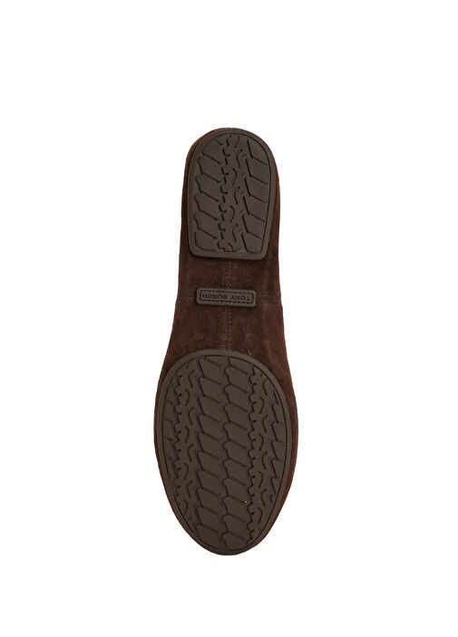 Reva Koyu Kahverengi Kadın Süet Babet - Görsel 6