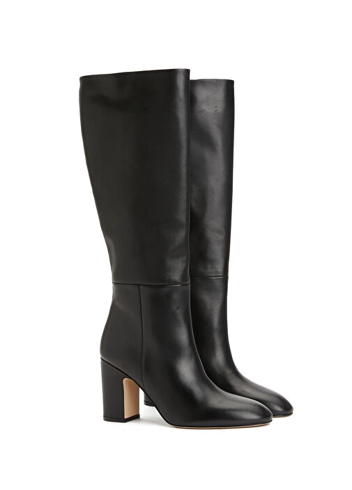 Siyah Kadın Deri Çizme - Görsel 3