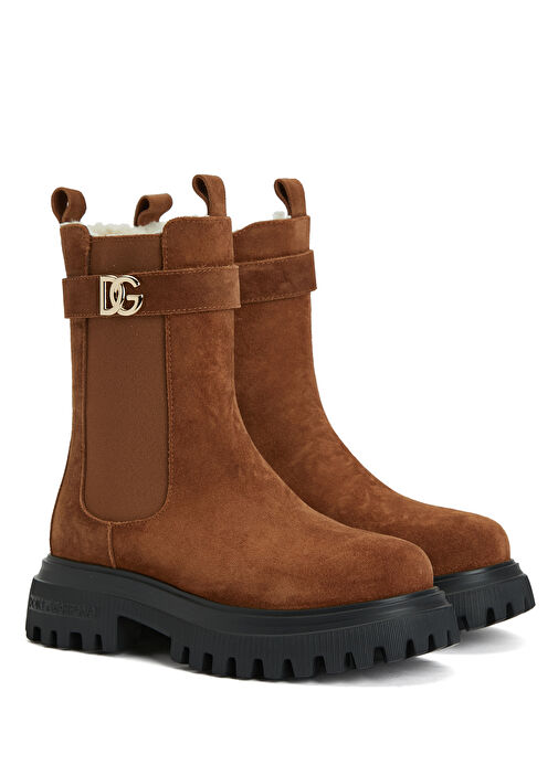 Camel Kız Çocuk Deri Bot - Görsel 3