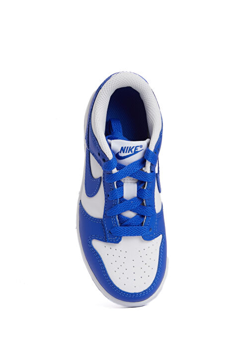Dunk Low Mavi Beyaz Erkek Çocuk Deri Sneaker - Görsel 5