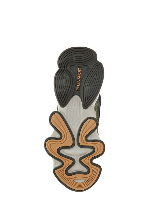 Haki File Dokulu Erkek Sneaker - Görsel 6