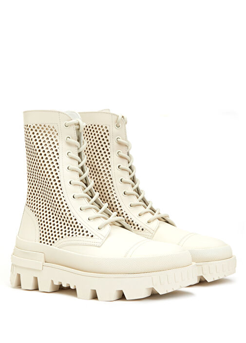 Carinne Beyaz Kadın Deri Bot - Görsel 3