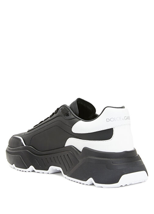Daymaster Siyah Erkek Deri Sneaker - Görsel 4