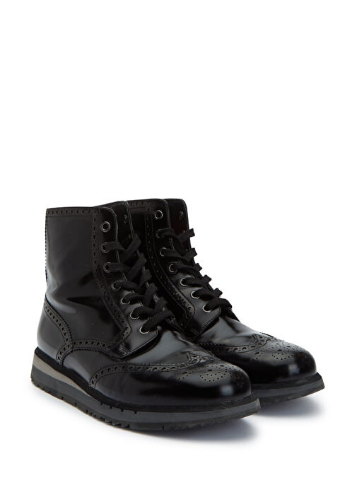 Beymen Reborn Beymen Reborn Siyah Prada Erkek Bot Basketbol Ayakkabıları | Beymen Siyah - 3. görsel