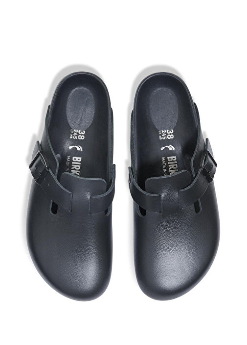 Boston EXQ Siyah Kadın Deri Terlik - Görsel 3