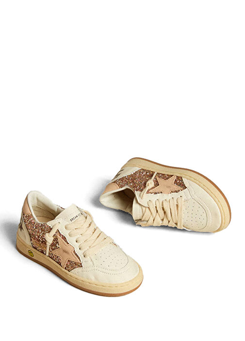 Ball Star Bej Kız Çocuk Sneaker - Görsel 4