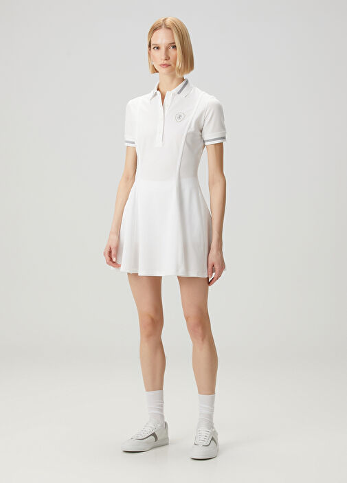 【送料&関税込】Brunello Cucinelli Polo Dress Pleated cotton polo dress in white - Brunello Cucinelli