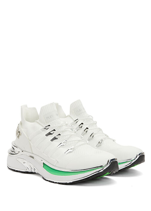 Chrome Surfer Beyaz Erkek Çorap Formlu Sneaker - Görsel 3