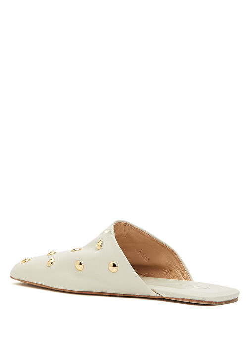Chloe Ekru Chloe Deri Kadın Terlik