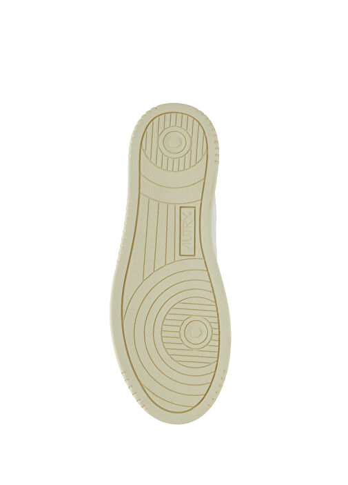 Medalist Beyaz Sarı Kadın Deri Sneaker - Görsel 6