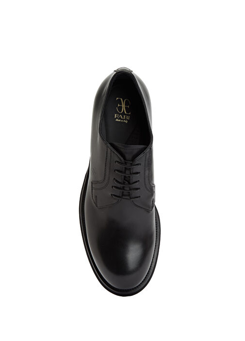 Siyah Erkek Deri Ayakkabı - Görsel 5