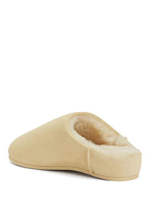 Elea Slip-On Açık Sarı Kadın Süet Terlik - Görsel 4