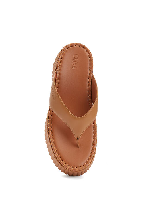 Nama Taba Kadın Deri Terlik - Görsel 5