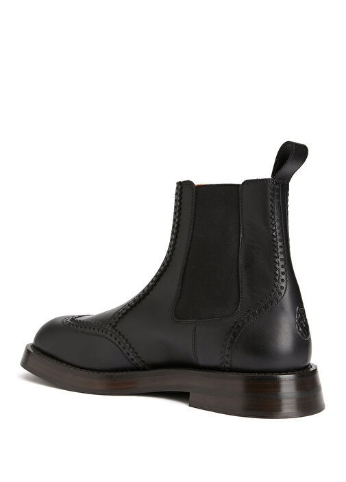 Siyah Erkek Deri Bot - Görsel 4