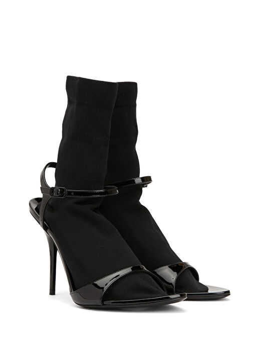 Siyah Kadın Deri Bot - Görsel 3