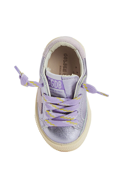 May Lila Unisex Çocuk Deri Sneaker - Görsel 5
