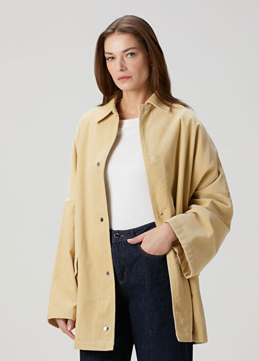 Toteme - Beige Velvet Jacket