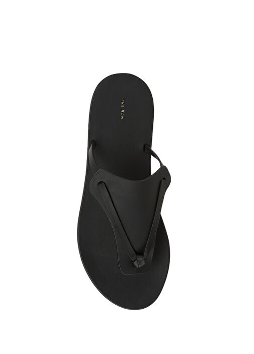 Helena Siyah Kadın Deri Terlik - Görsel 5