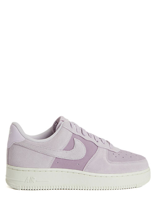 Air Force 1 '07 Mor Kadın Deri Sneaker - Görsel 2