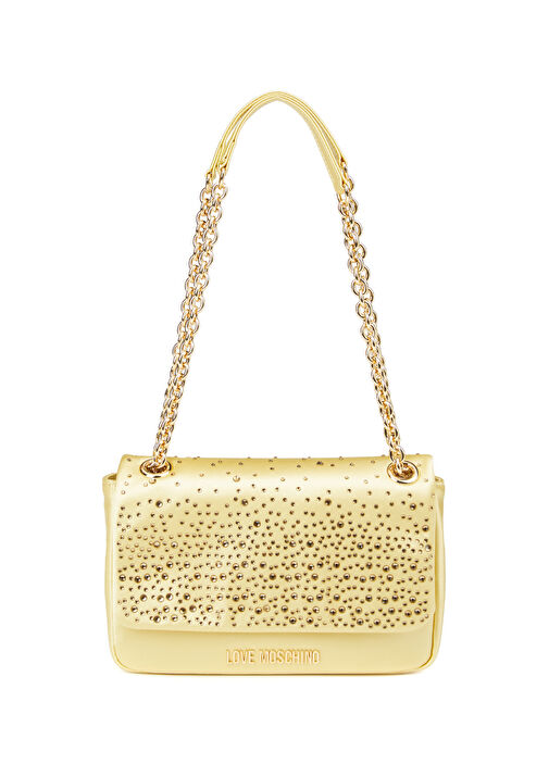Love Moschino Gold Womens Evening Bag