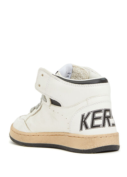 Sky Star Siyah Beyaz Unisex Çocuk Deri sneaker - Görsel 4