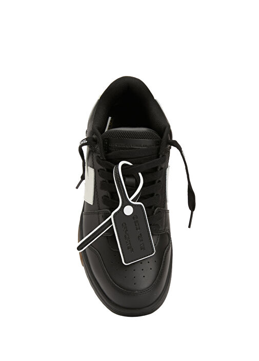 Siyah Erkek Deri Sneaker - Görsel 5