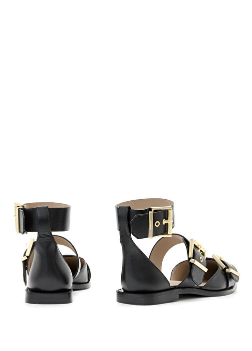 Siyah Deri Babet - Görsel 4