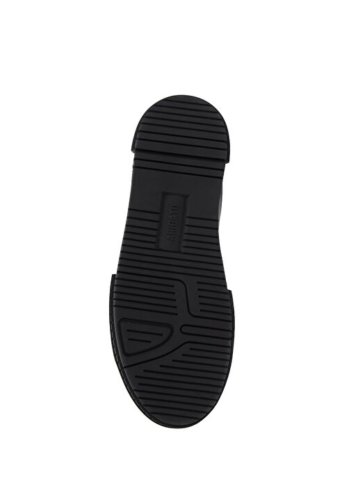 Siyah Erkek Deri Sneaker - Görsel 6