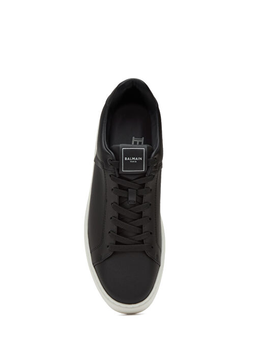 Siyah Beyaz Kadın Deri Sandalet - Görsel 5