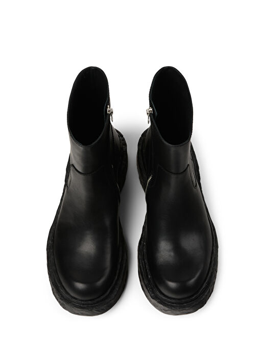 Vamonos Siyah Erkek Deri Bot - Görsel 5