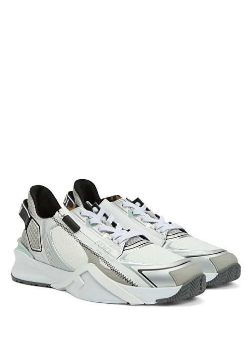Beyaz Gri Erkek Sneaker - Görsel 3