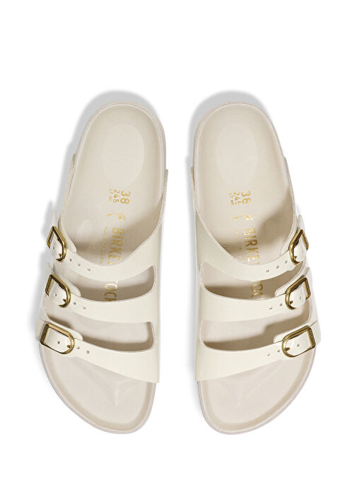 Florida Ekru Kadın Deri Terlik - Görsel 3