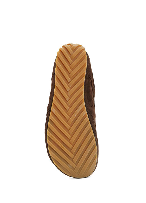 Kahverengi Kadın Deri Sneaker - Görsel 6