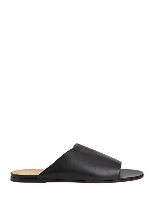 Signum Siyah Kadın Deri Terlik - Görsel 2