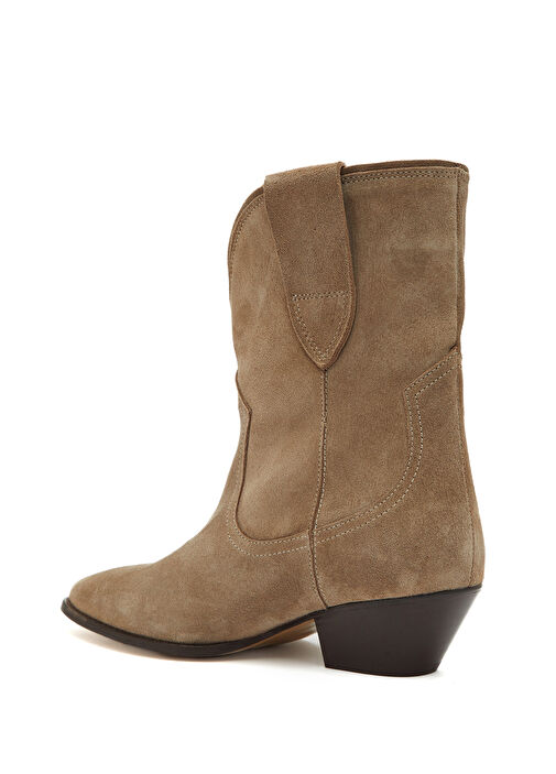 Kum Kadın Deri Bot - Görsel 4