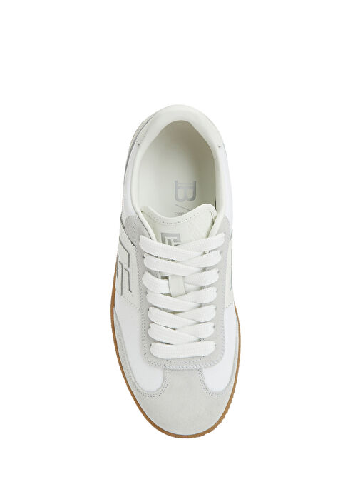 Swan Beyaz Kadın Deri Sneaker - Görsel 5