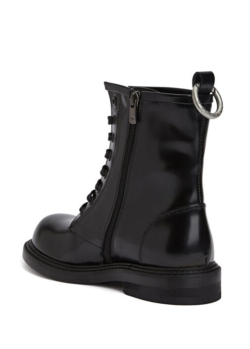 Siyah Kadın Deri Postal Bot - Görsel 4