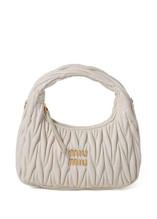 Miu Miu - Wander Matelassé Nappa Leather Hobo Bag