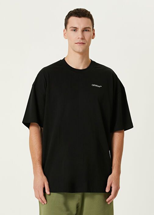 OFFWHITE Tシャツ Off-White - Siyah Baskılı T-shirt - Siyah