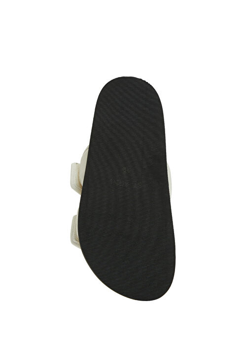 Krem Kadın Deri Terlik - Görsel 6