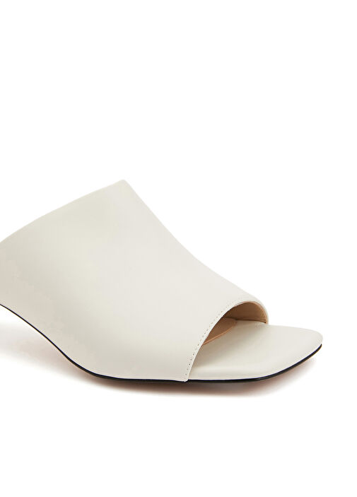 Beyaz Kadın Terlik - Görsel 7