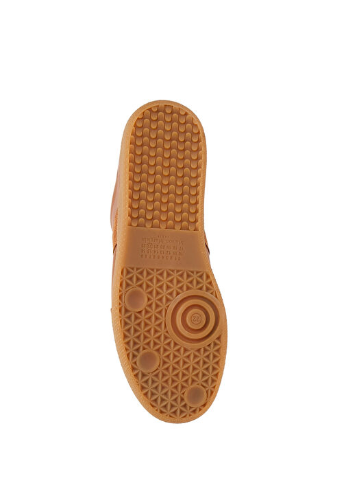 Replica Kahverengi Erkek Deri Sneaker - Görsel 6