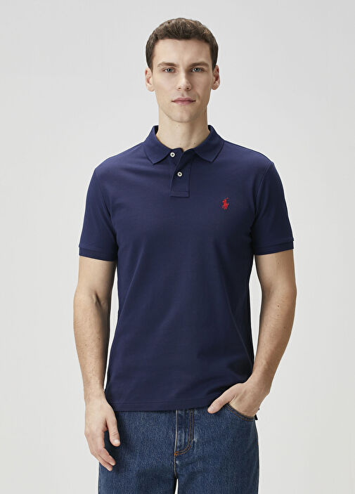 Polo Ralph Lauren Lacivert Erkek Lacivert Polo Yaka T-shirt