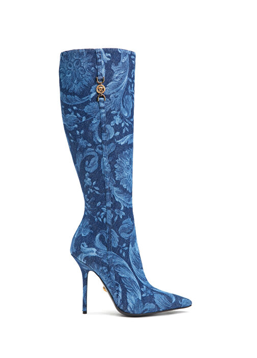 Barocco Medusa 95 Mavi Kadın Çizme - Görsel 2