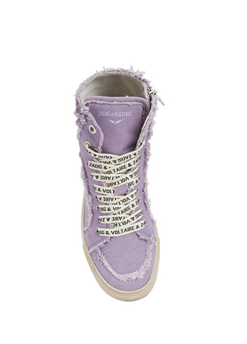 Flash Lila Kadın Bilek Boy Sneaker - Görsel 5