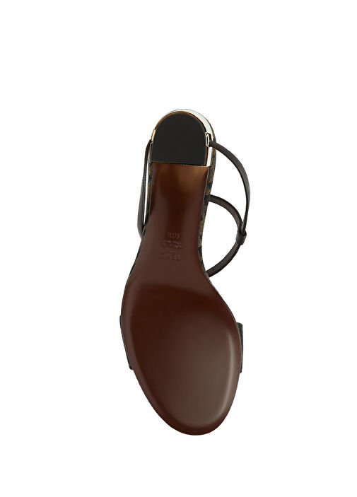 Siyah Kahverengi Kadın Sandalet - Görsel 6