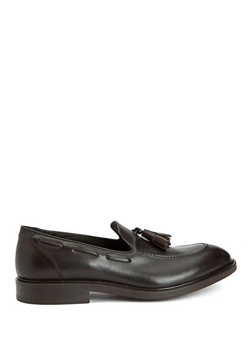 Kahverengi Erkek Deri Loafer - Görsel 2