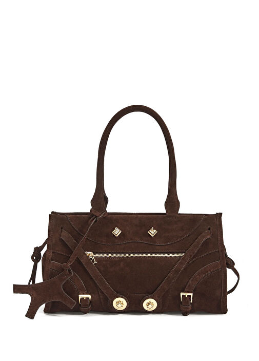 Manc Kahverengi Kadın Zouzou Kahverengi Kadın Süet Çanta 1594819