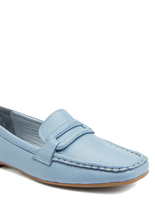 Divarese Divarese Mavi Kadın Deri Loafer Beymen'de! Mavi - 6. görsel